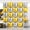 B01 - Gold and Silver, variant on 25PCS Pearl Pink and White Square Foil Balloons Wall Backdrop Double Sided Pink and Pearl White Balloons Arch Kit for Wedding Birthday Baby Shower Bride Girl Party Decorations