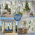 thumbnail image 5 of Green Palm Tree Outdoor Curtains for Patio Waterproof, Windproof Privacy Curtains with Weighted Bottom, Summer Beach Cactus Outside Drapes for Picnic Garage Backyard Cabana 54"x108" 2 Panel, 5 of 8