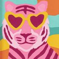 thumbnail image 4 of Vivid by Brea Reese: Clay Painting Art Kit - Wild Tiger - DIY Textured Clay-By-Number, 8 Air Dry Colors, Display Frame, Hot Pink Animal, Picture Craft, 4 of 7
