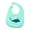 Blue Green, variant on Waterproof Silicone Baby Bib - Adjustable BPA-Free Soft Leak-Proof Feeding Bib with Food Catcher, Cute Printed Design