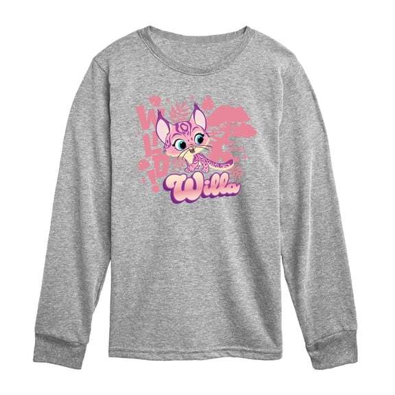 SuperKitties - Willa Character Tee - Toddler Boys Long Sleeve Graphic T-Shirt