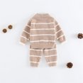 thumbnail image 5 of TEDOYE Toddler Boys Coats Girl's Bag Autumn Winter Baby Clothes Half Wool Tops + Long Pants Sets Fashionable For Newborn Old. Lovely Wear, 0-3 Months, 5 of 9