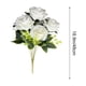 thumbnail image 3 of Ramo de 7 Rosas Búlgaras Artificiales para Proyectos de Decoración Del Hogar y Jardín. Flores Artificiales. Adornos Decorativos., 3 of 6