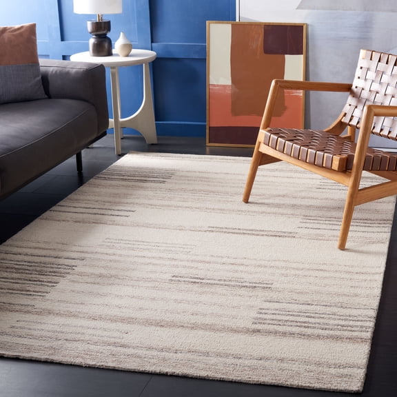 Safavieh Metro Jakov Geometric Area Rug, Ivory/Brown, 5' x 8'