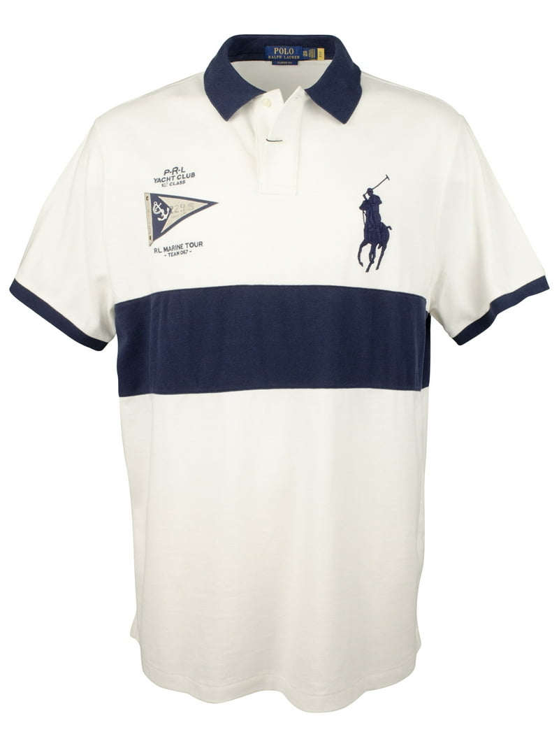 Men's Classic Fit PRL Yacht Club Polo Shirt XX-Large - Walmart.com