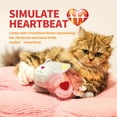All For Paws Sleep Aid & Anxiety Relief Plush Cat Toy with Heartbeat