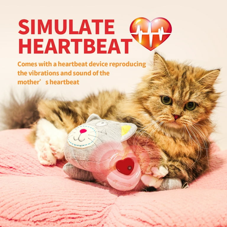 All For Paws Sleep Aid Anxiety Relief Plush Cat Toy with