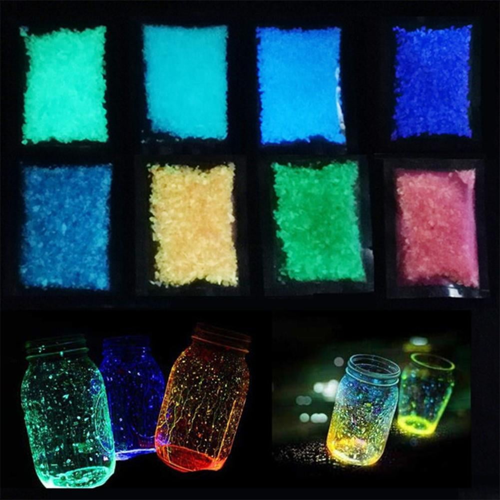 Luminous Aquarium Sand Glow In The Dark Sand Ornament Decorative Sand Fish Tank Decoration Stone Sands Pink Gold Blue P0A0