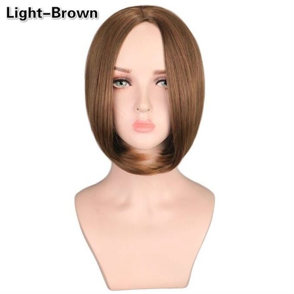 Broisses à cheveux humains courts Full épais, perruque résistante à la chaleur Femmes de 13,77 pouces à haute température Bob Makeup Makeup Cosplay Performance