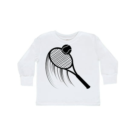 

Inktastic Swinging Tennis Racket Gift Toddler Boy or Toddler Girl Long Sleeve T-Shirt