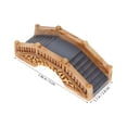 thumbnail image 2 of Raindrops 4Pcs Small Garden Bridge PVC White for Mini House Garden Enhancement, 2 of 6
