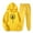 Yellow, variant on JURANMO Track Suit for Women 2 Piece Set, Two Piece Outfits Sweatsuits Set Long Sleeve Pullover Hoodie and Jogger Sweatpants Dandelion Print Lounge Sets Pink M