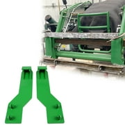 HECASA Steel Tractor Loader Quick Tach Weld On Mounting Brackets for John Deere Tractor Loaders/Top Pin Fits 200, 300, and 400 Series Loaders/Bottom Pin Fits 500 Series Loaders