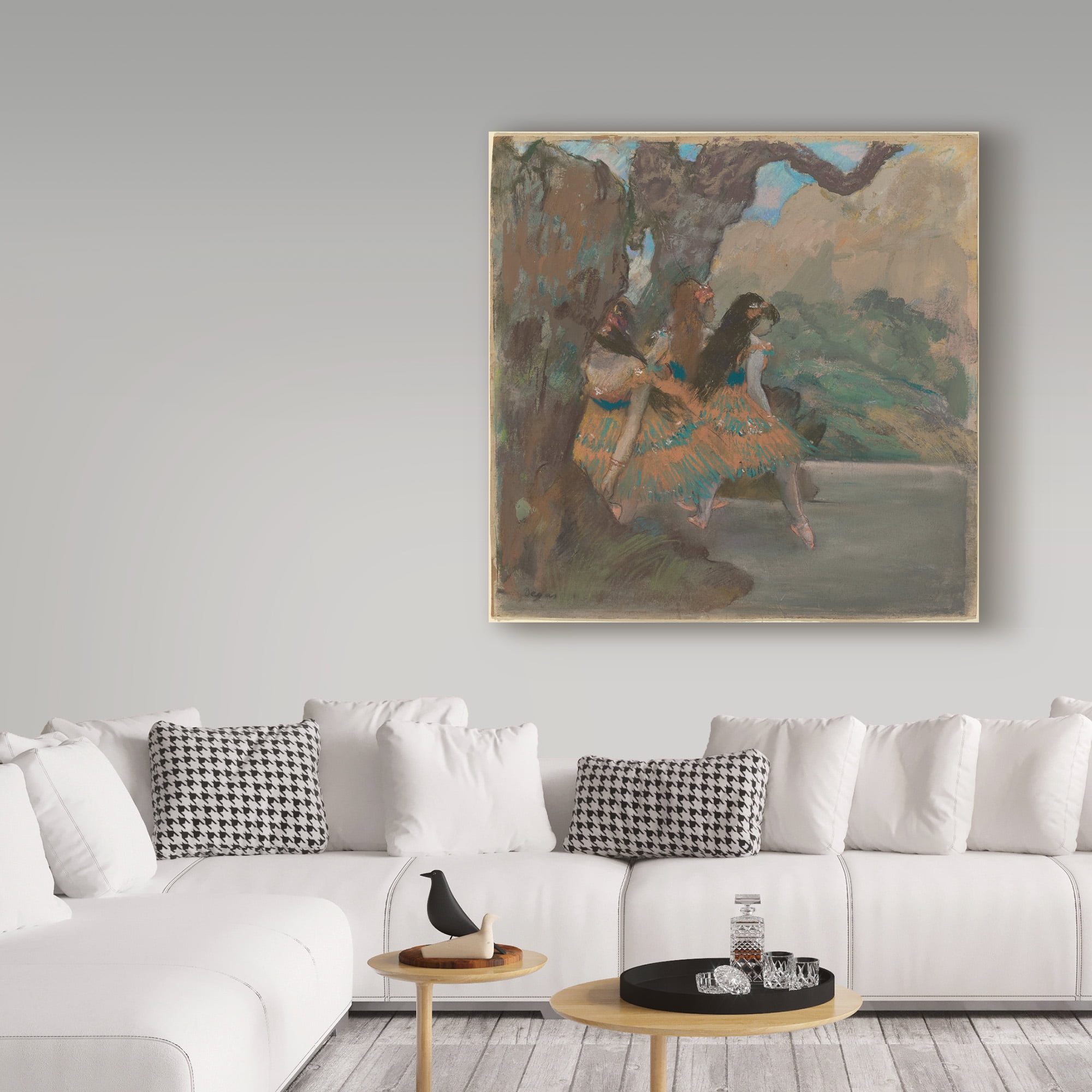 Trademark Fine Art 'The Ballet Dancers' Canvas Art by Edgar Degas