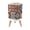 Color 8, variant on Mexican Talavera Small Trash Can with Lid Moroccan Tiles Rich Patterns Earthy Tones 1.8 Gallon Dog Proof Trash Can Round Garbage Can Waste Bin Wastebasket for Bathroom Bedroom Living Room