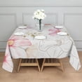 thumbnail image 2 of 42x42 Inch Waterproof Square Tablecloth, Thickened Polyester Table Cover for Dining & Parties, Floral Print, 2 of 6
