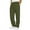 ·Army Green, variant on Htigea Clearance 2024 Mens Fleece Cargo Sweatpants Open Bottom Sweat Pants Elastic Waisted Drawstring Sweatpants Baggy Lounge Pants with Pockets M-3XL