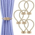 thumbnail image 1 of ZYNERY 6 Pcs Attaches Magnétiques pour Rideaux, Attaches de Rideaux Type Support de Rideau, Attaches de Rideaux, 1 of 7