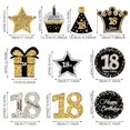 thumbnail image 2 of SURJDE 30 Pieces 18th Birthday Party Decorations, 18th Birthday Party Decorative Cards and Hanging Swirls Ceiling Decorations Shiny Celebration Hanging Swirls Decorations for 18th Birthday Par, 2 of 7