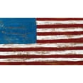 thumbnail image 2 of Ritter, Gina 32x20 Black Ornate Wood Framed with Double Matting Museum Art Print Titled - Artistic American Flag, 2 of 4