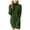 Green, variant on Ediodpoh Women Long Sleeved Round Neck Dress Knitted Pullover Sweater Dress for Women with Comfortable Fit Khaki S