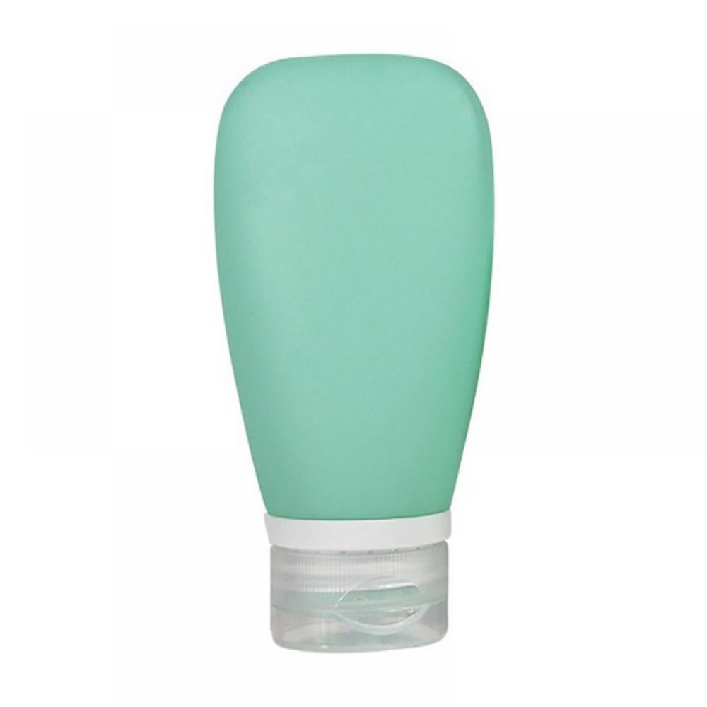 4 Pack Silicone Travel Bottles, Leak Proof Squeezable Refillable Travel