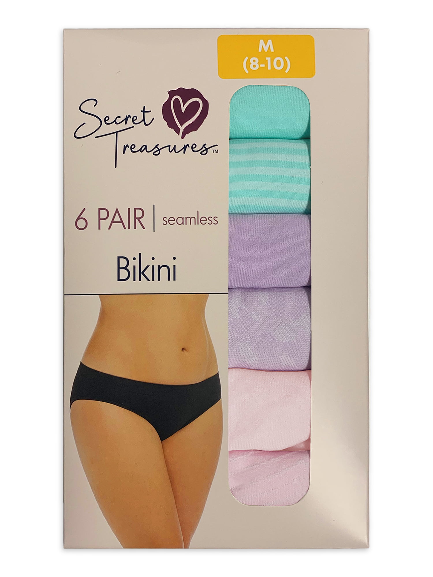 TESOON Seamless Underwear for Women Bikini Panties 6 Pack 