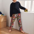 thumbnail image 5 of Hirioo Mushrooms And Leaves for Teenagers' Pajama Pants Womens Lounge Pants with Pockets Pj Bottoms Pants for Men-Large, 5 of 6