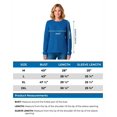 thumbnail image 2 of Turtle Bay New York Women’s Henley Shaker Knit Sweater, Long Sleeve, Button Placket, 2 of 5