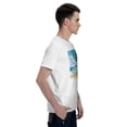 thumbnail image 2 of Tropical Beach T-Shirt for Men Cotton 100% Summer Tops Women Fashion Casual Short Sleeves Round Collar Short-Sleeve Couple Top Tees, 2 of 6