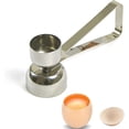 thumbnail image 1 of Stainless Steel Egg Opener Sheller$ Poached Egg Separator Two-in-one Double-head Egg Opener$ Stainless Steel Two-in-one Double-head Egg Opener Househo, 1 of 5