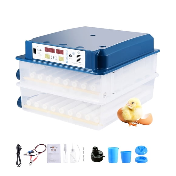 Chicken Egg Incubator Automatic Intelligent Hatcher Poultry with 5 Hatching Modes, 120 Incubators ,Stable Temperature