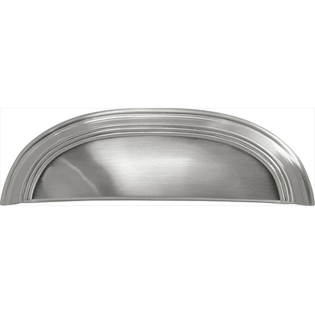 Hickory Hardware P2144-SN 3 In. and 96mm American Diner Satin Nickel Cup Cabinet Pull