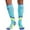 Aqua / Yellow / Purple, variant on Zensah POP Tech+ Compression Sock - Pair