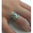 thumbnail image 4 of Pompeii 1CT Diamond Floral Knuckle Ring 14K White Gold (G/H,I1-I2), 4 of 4