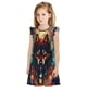 thumbnail image 1 of Fotbe Mystic Wolf Dreamcatcher Vestido de Dormir para Niñas de 3 a 10 Años, Mangas Cortas, Estilo Princesa, Pijama Camisón con Mangas Voladas-X-Large, 1 of 6