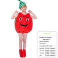 thumbnail image 4 of Faraee Toddler Boys Girls Fashion Show Clothing Fruits Vegetables Romper Hat Socks 3Pcs Dressing up Outfit Fancy Dress Clothes for Kindergarten School Performance 2-16 Years Watermelon Red, 4 of 9