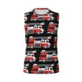 thumbnail image 6 of Picia Fire and Rescue Truck mens Cotton Tank Undershirts , Moisture-wicking Ribbed Tanks, Lightweight Cotton Tank Undershirts-XX-Large, 6 of 8