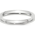 thumbnail image 1 of 10K White Gold 10Kw 3mm Standard Comfort Fit Band Size 12.5 Made In United States 1wcf030-12.5, 1 of 5