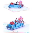 thumbnail image 3 of Wedding Invitation Card Retro Car Paper Carving Valentine's Day Card For Birthday Anniversary Proposals Engagement, 3 of 10