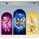 thumbnail image 2 of Fondo de fiesta de cumpleaños de niño con arco de Sonic, héroe de carrera, velocidad, erizo, pancarta de arco de poliéster, accesorios de fotografía, 2 of 5