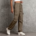 thumbnail image 6 of vigerkar Women's Quick Dry Hiking Cargo Pants Joggers Cotton Casual Work Pants with Pockets (Coffee, S), 6 of 8