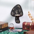 thumbnail image 4 of 1set Poplar Wood Dowsing Pendulum Holders Witch Hanging Crystal Holder Mushroom 231x150x6mm, 4 of 9
