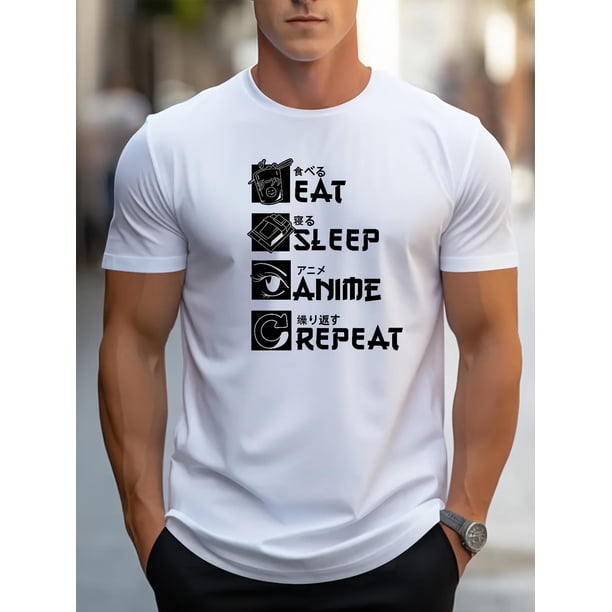 Vibrant Anime Fan Tee - Soft, Breathable, Short Sleeve Crew Neck, Relaxed Fit, Summer Outdoor Essential, Casual Creative Graphic Print T-shirt for Men Tee For Adult, Men, Women, Teen, Teenag