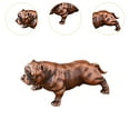 thumbnail image 5 of LeeQinersw Dog Figurine Collectibles Sturdy Miniature Sculpture for Table Showcase Home Bronze, 5 of 8