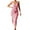 Pink, variant on Sngxgn Women's Sleeveless Spaghetti Strap Neck Satin Dress Beach Evening Party Dresses(Blue,M)