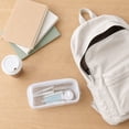thumbnail image 6 of Clear PVC Zipper Pouch, Transparent Cosmetic Makeup Bag, Waterproof Travel Toiletry Bag, Multi Purpose Pencil Case Organizer For School Office Accessories, 7.9 Inch, 6 of 7