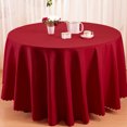 thumbnail image 4 of Matsuzay Home Hotel ple diseño redonda mantel ceremonia fiesta mantel reutilizable lavable decoración Festival ornamento Mostrada Rojo 2.0 m, 4 of 6