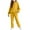 Light Yellow, variant on JUMEYU School Girl Outfit Girls Clothing Set 2 Pcs Soft Crewneck Long Sleeve Top Leggings Loose Outfits Size 13-14 (White,13-14 Years)