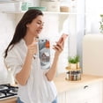 thumbnail image 5 of Yayeee 40oz Stainless Steel Tumbler with Straw and Handle Double-Wall Insulated Travel Water Bottle, Gray Snow Houses, 5 of 8
